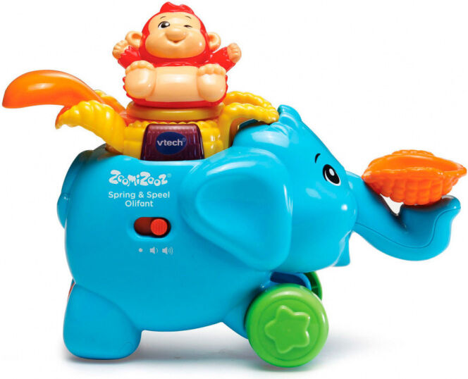 VTech ZoomiZooz Spring & Speel Olifant - Multicolor