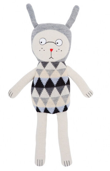 LuckyBoySunday knuffel pop 70 cm alpaca wol grijs - Grijs