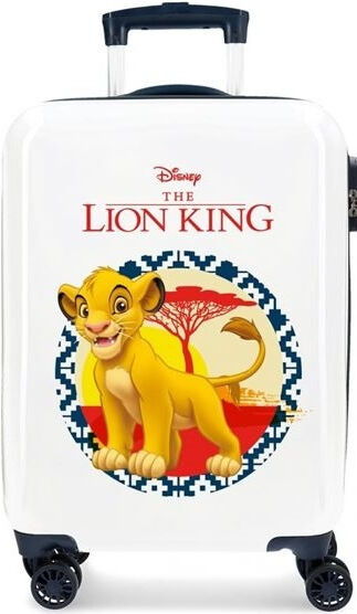 Disney koffer The Lion King junior 37 liter ABS wit/blauw - Wit,Blauw