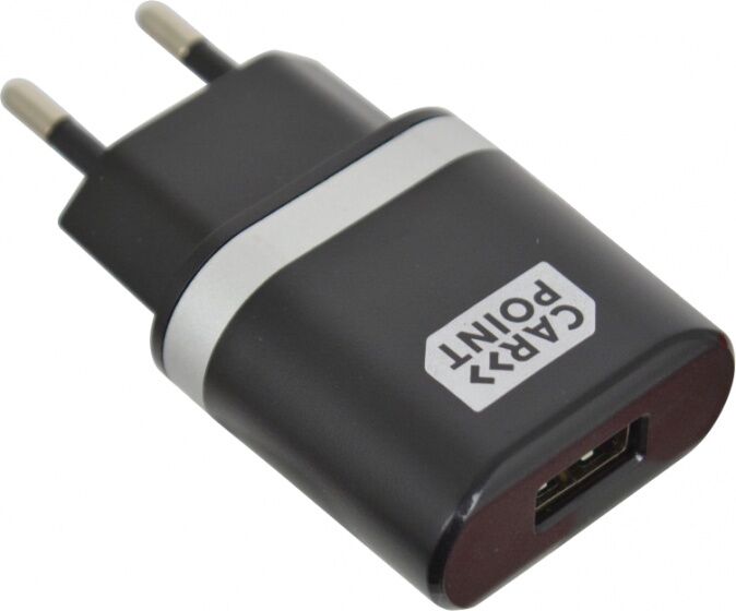 Carpoint USB lader kunststof zwart - Zwart