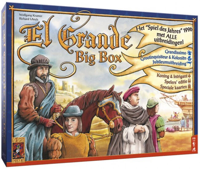 999 Games bordspel El Grande Big Box - Multicolor