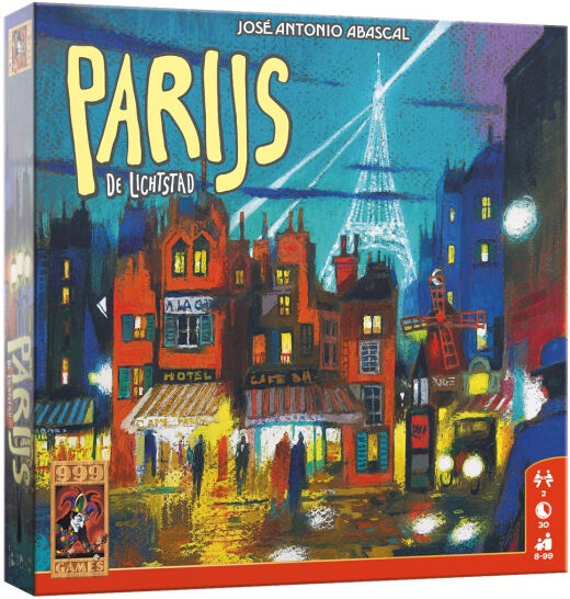 999 Games bordspel Parijs - Multicolor