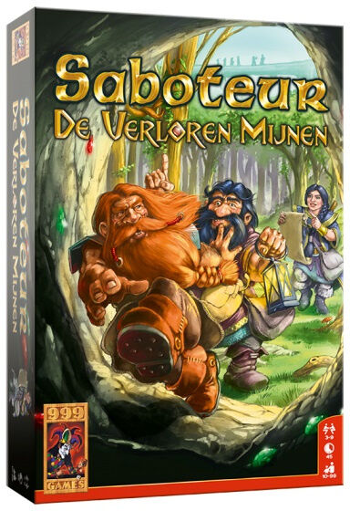 999 Games bordspel Saboteur: De Verloren Mijnen - Multicolor
