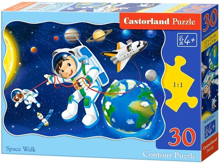 Castorland legpuzzel Space Walk junior 30 stukjes - Multicolor