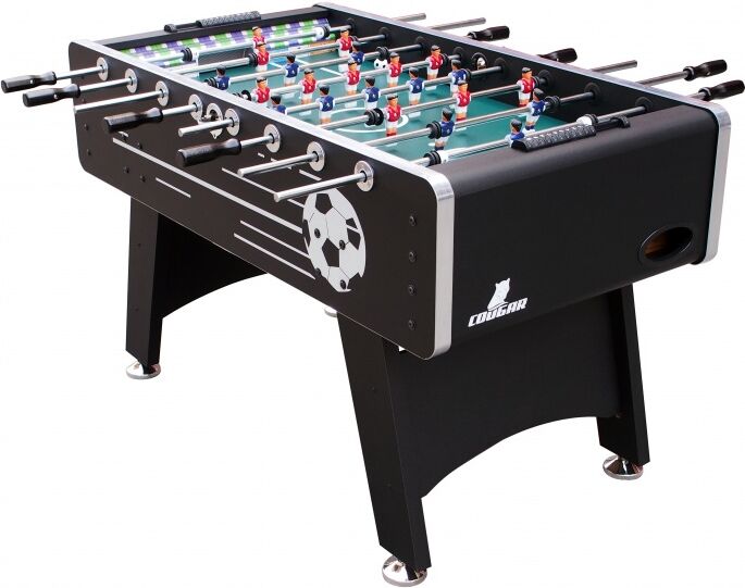 Cougar Arena voetbaltafel 141 x 75 x 88 cm zwart - Zwart