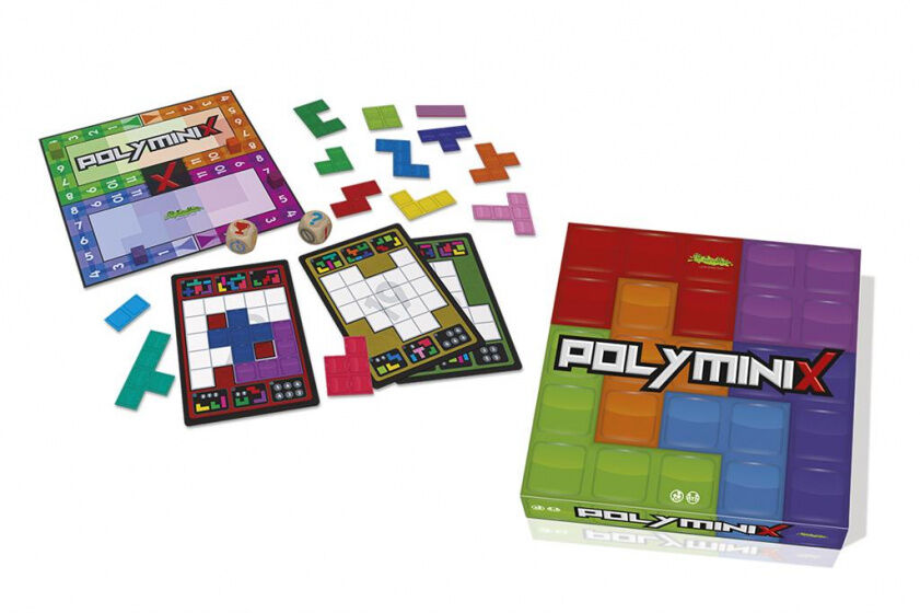 CreativaMente PolyminiX puzzel polyomino met 50 kaarten - Multicolor