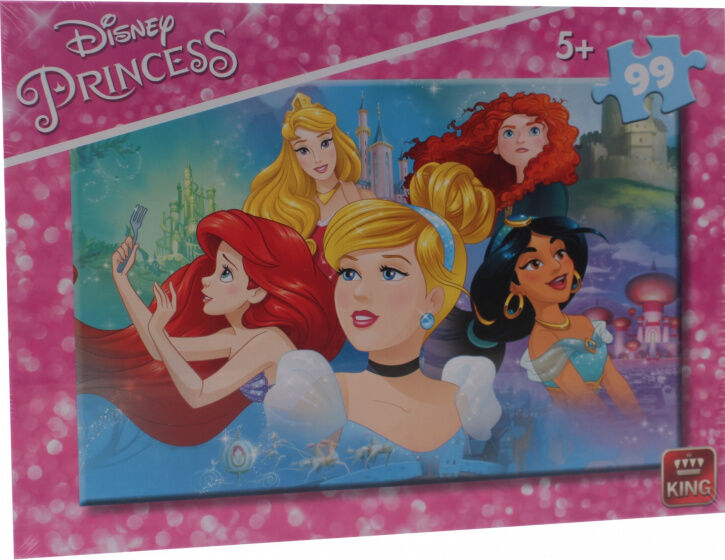 King legpuzzel Disney Princess junior 99 stukjes - Multicolor