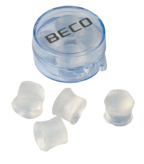 Beco oordoppen Flex siliconen transparant 4 stuks - Transparant
