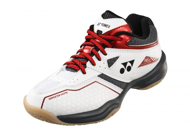 Yonex Badmintonschoenen Power Cushion 36 wit junior - Wit,Rood