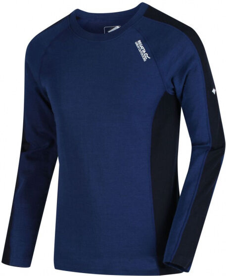 Regatta thermoshirt Beru heren merinowol/polyester marine - Donkerblauw