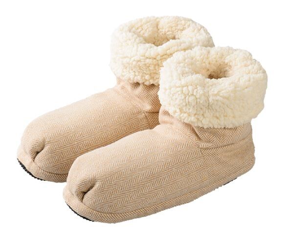 Warmies warmtepantoffels dames beige - Beige