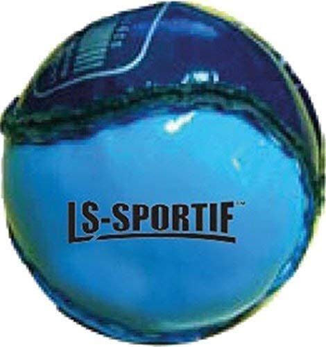 LS Sportif hurlingbal Sliotar 6 cm kurk/leer blauw - Blauw