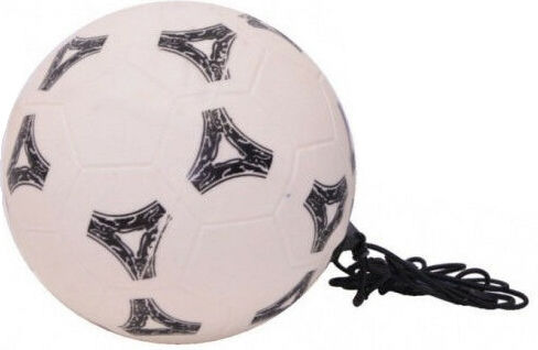 M.y voetbaltrainer junior wit rubber 3 delig - Wit,Zwart,Blauw