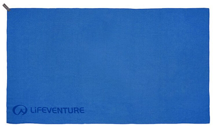 Lifeventure handdoek sneldrogend 110 cm blauw 2 delig - Blauw