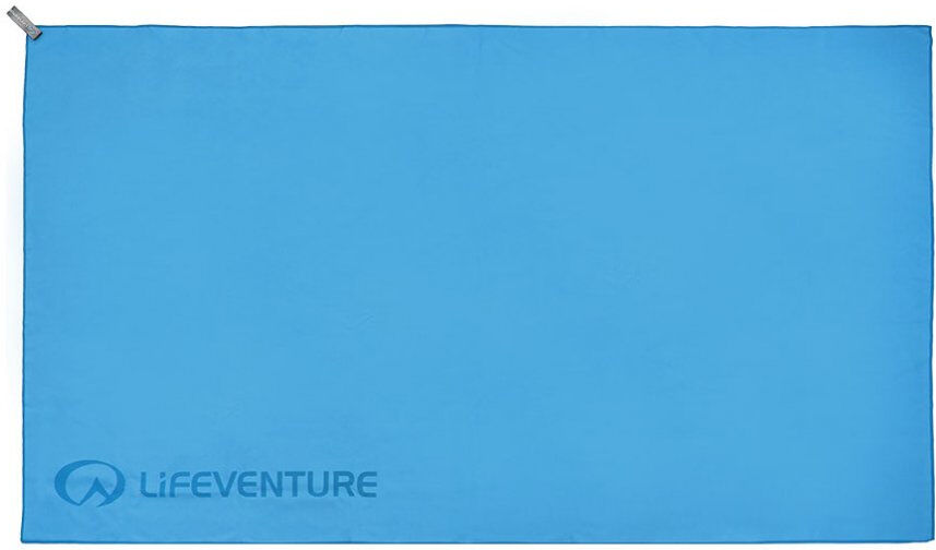 Lifeventure handdoek sneldrogend 130 cm nylon blauw - Blauw