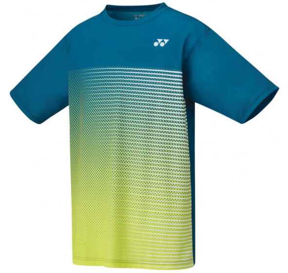 Yonex tennisshirt Tourn heren polyester blauw/geel - Blauw,Geel