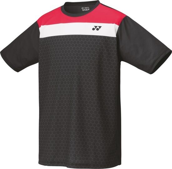 Yonex tennisshirt Tournament Style zwart heren - Zwart
