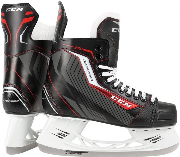 CCM ijshockeyschaatsen Jetspeed 250 unisex zwart - Zwart