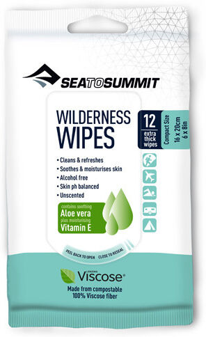 Sea to Summit Wilderniss Wipes doekjes extra large 8 stuks - Wit