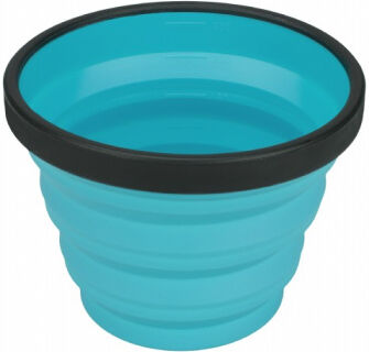 Sea to Summit X Cup campingbeker 250 ml turquoise - Turquoise,Zwart