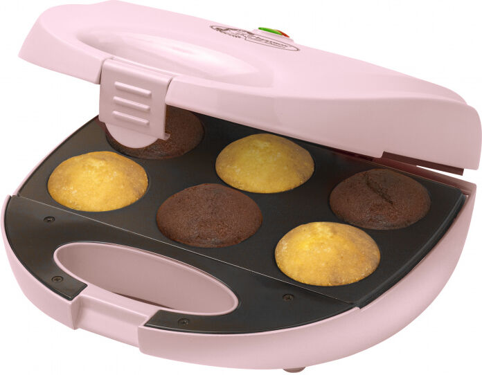 Bestron cupcake maker Sweet Dreams 750W 25 cm RVS roze - Roze