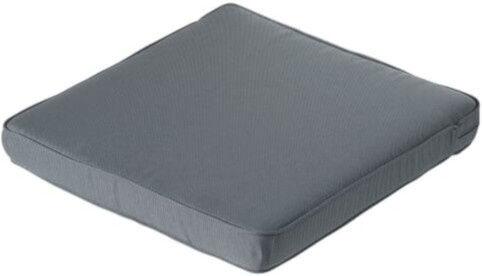 Madison loungekussen Rib 60 x 60 x 8 cm dralon grijs - Grijs