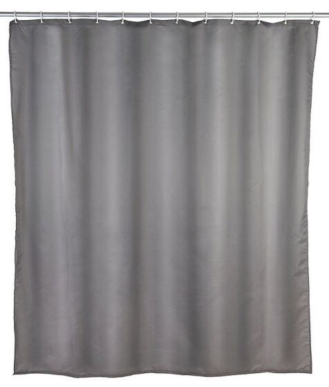 Wenko douchegordijn 180 x 200 cm polyester grijs do - Grijs