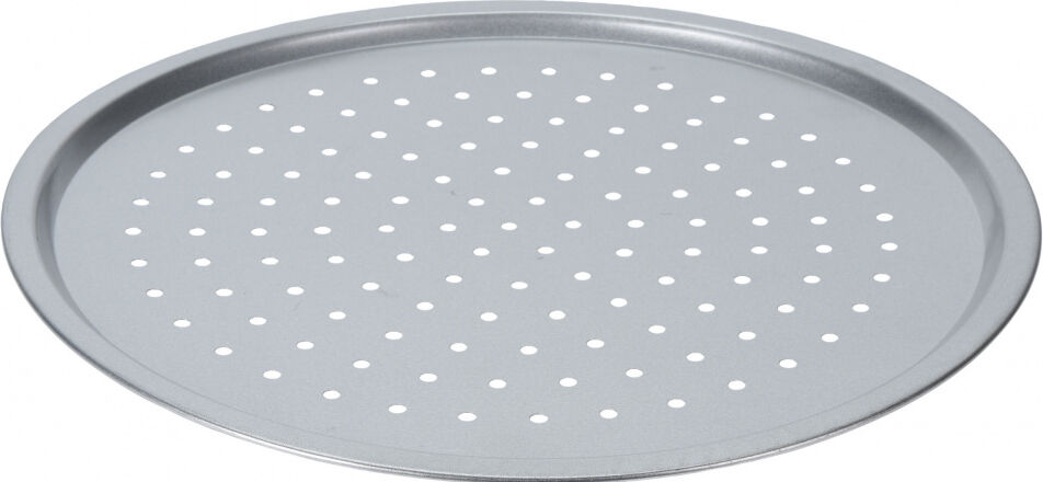 Vaggan grillplaat rond staal zilver 33 cm - Zilver