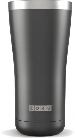 Zoku drinkbeker Hydration 3 in 1 591 ml RVS zwart - Zwart