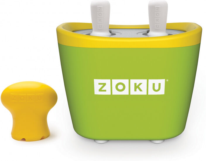 Zoku IJsmakerset Quick Pop Maker Duo polypropyleen groen 7 delig - Groen