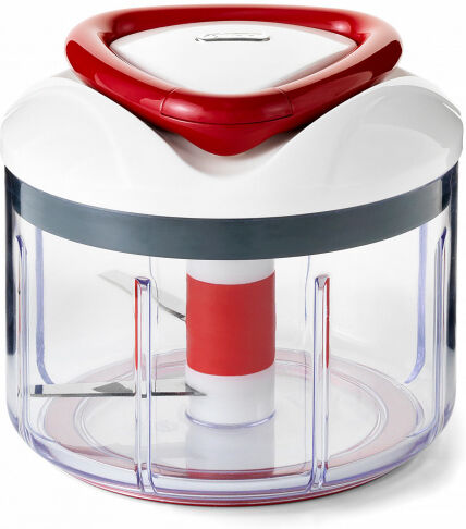 Zyliss food processor Easy Pull 75 cl ABS wit/rood - Wit,Rood,Transparant