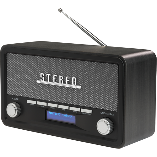 DAB Radio - Retro Radio - DAB+/ FM Radio - Bluetooth - LCD Scherm - AUX