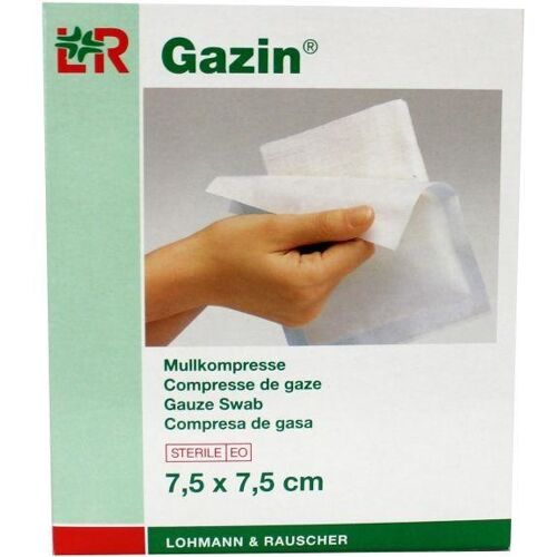 Gazin Gaaskompres 7.5 x 7.5 steriel 5 x 2