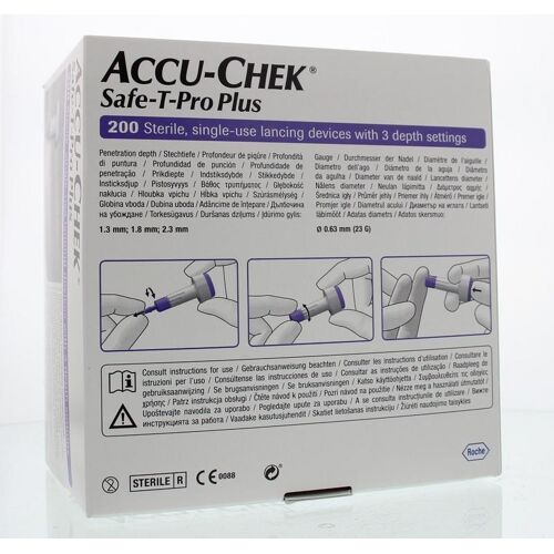 Accu Chek Safe T-pro plus lancetten