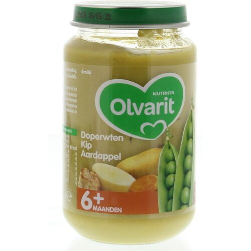 Olvarit Doperwten kip aardappel 6M06