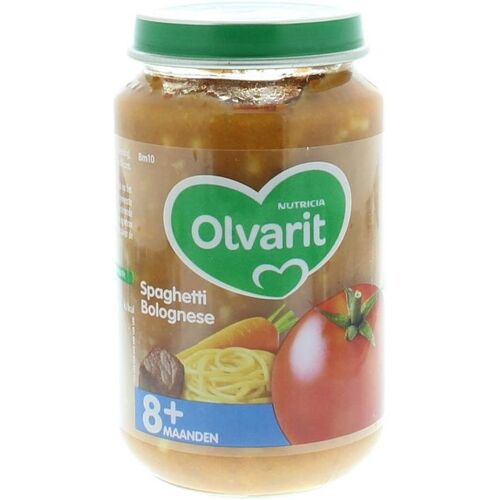 Olvarit Spaghetti bolognese 8M10 (200 gr)