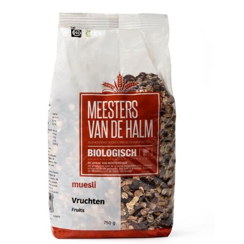 De Halm Muesli vruchten eko bio