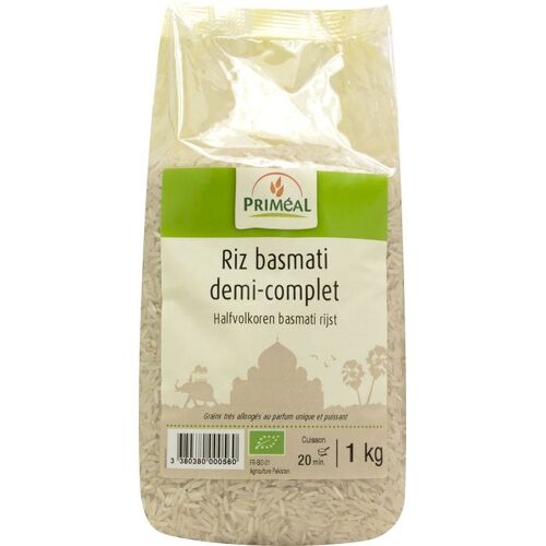 Primeal Halfvolkoren basmati rijst bio