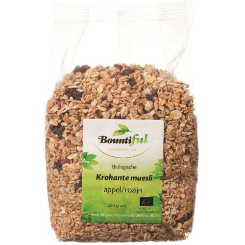 Bountiful Granola appel rozijn muesli bio