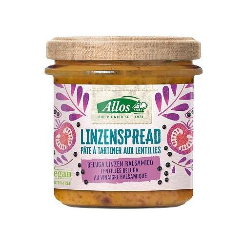 Allos Linzenspread beluga balsamico bio