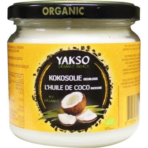 Yakso Kokosolie geurloos bio