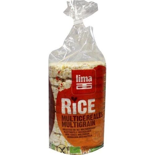 Lima Rijstwafels meergranen bio (100 gr)