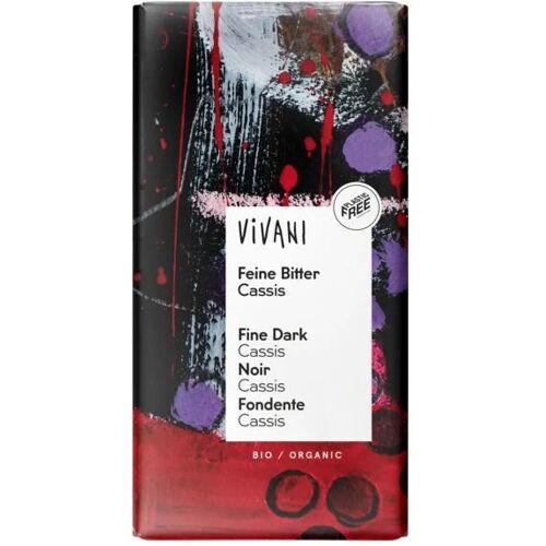 Vivani Chocolade puur met cassis bio