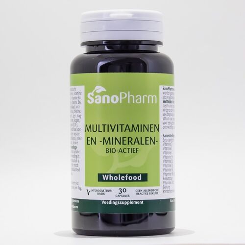 Sanopharm Multivitaminen/mineralen wholefood