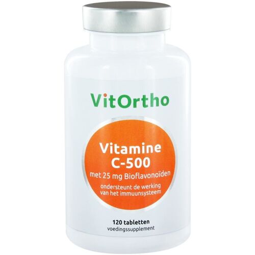 VitOrtho Vitamine C-500 met 25 mg bioflavonoiden (120 tab)