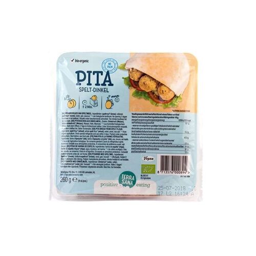 Terrasana Pitabroodjes spelt bio (260 gr)