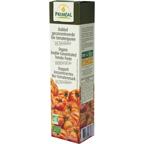 Primeal Tomatenpuree dubbel geconcentreerd bio