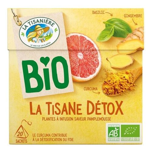 La Tisaniere Detox theebuiltjes bio