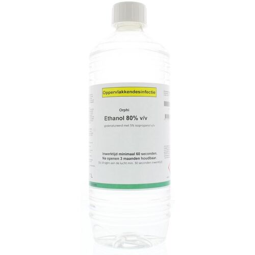 Orphi Alcohol 80% ethanol met 5% IPA