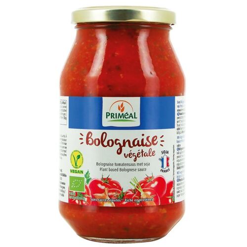 Primeal Bolognese tomatensaus vegetarisch bio